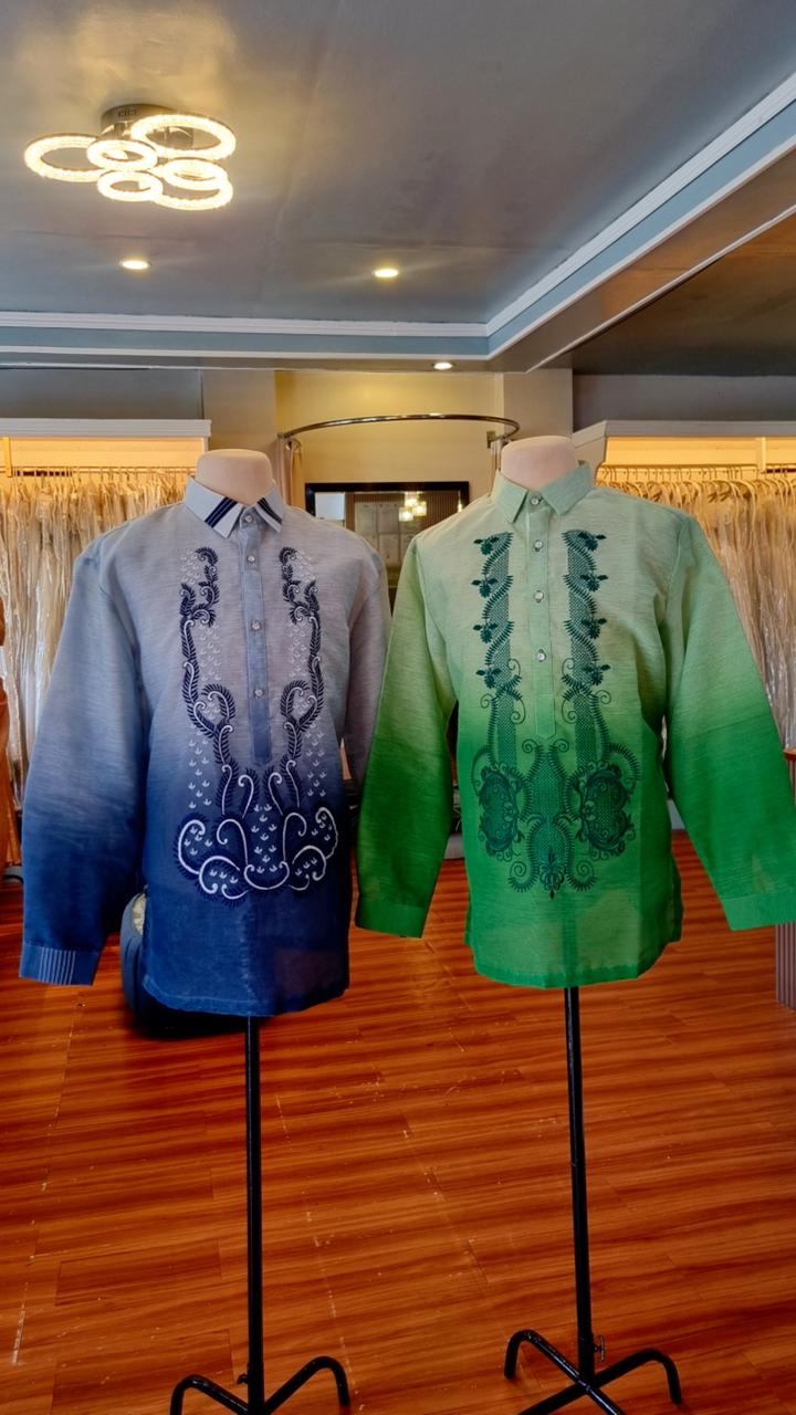 Classic Barong Tagalog in light fabric